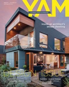 YAM Magazine Victoria's Lifestyle Magazine cover: issue 47 Jan/Feb 2017, Design Issue, Inside an architect's dream dwelling, contemporary home with clean lines, view from patio