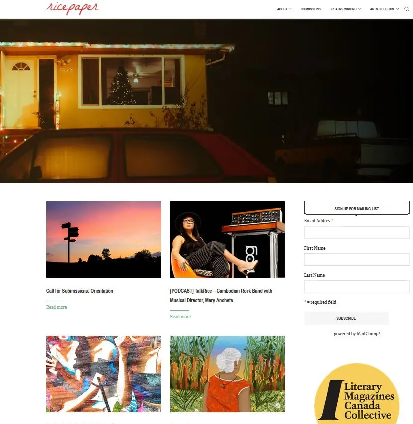 Ricepaper April 2025 website