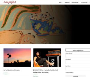 Ricepaper April 2025 website