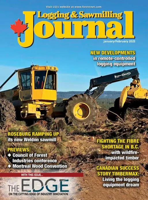 Logging & Sawmilling Journal January_February 2025 cover