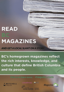 Read BC Magazines Transit Shelter poster - 2019 Mar-Apr