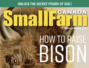 Small Farm Canada cover: How To Raise Bison