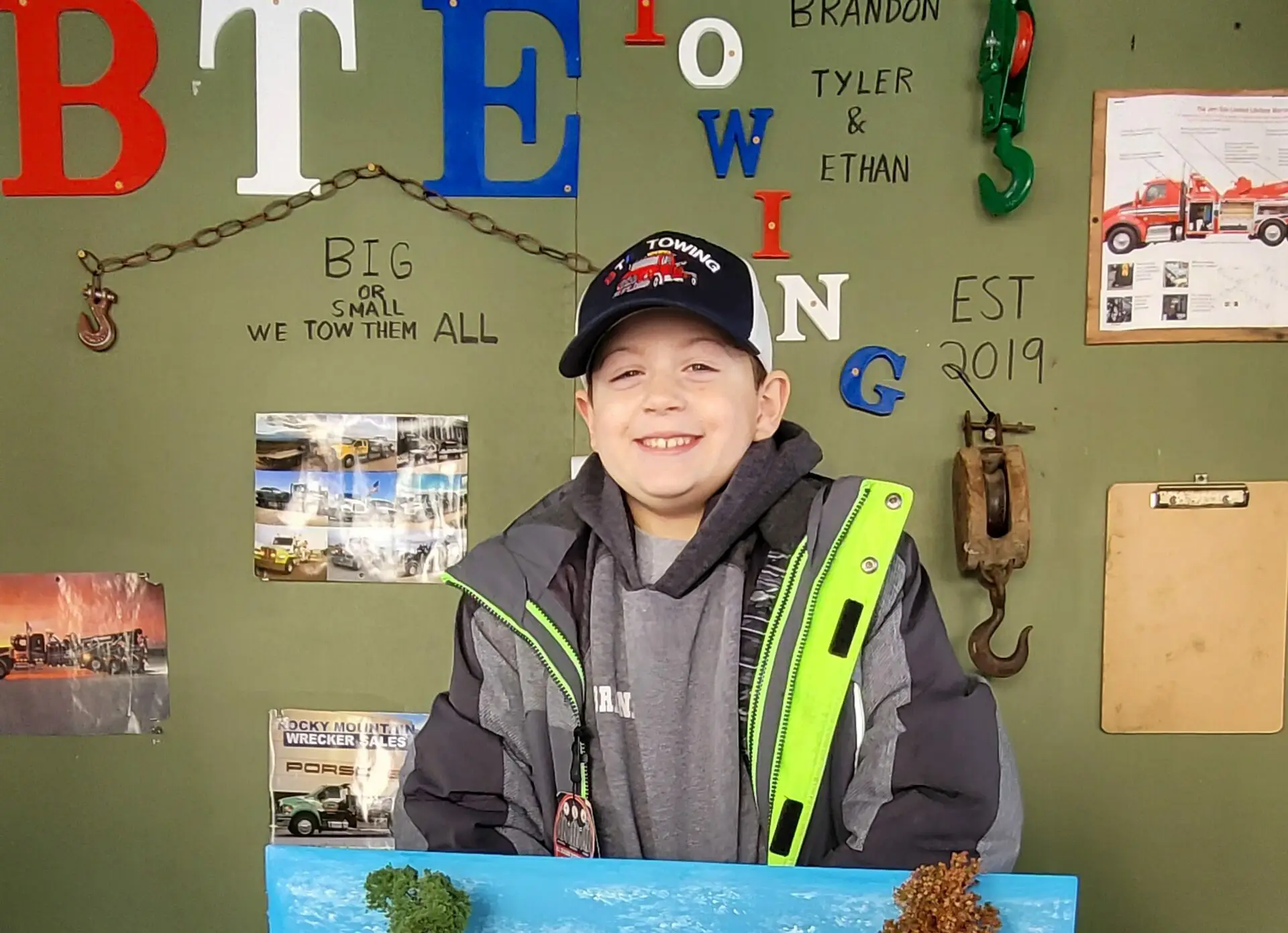 Brandon Skinner - Diorama in BTE Towing clubhouse