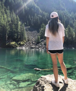 Christy Chan in Stan Smiths