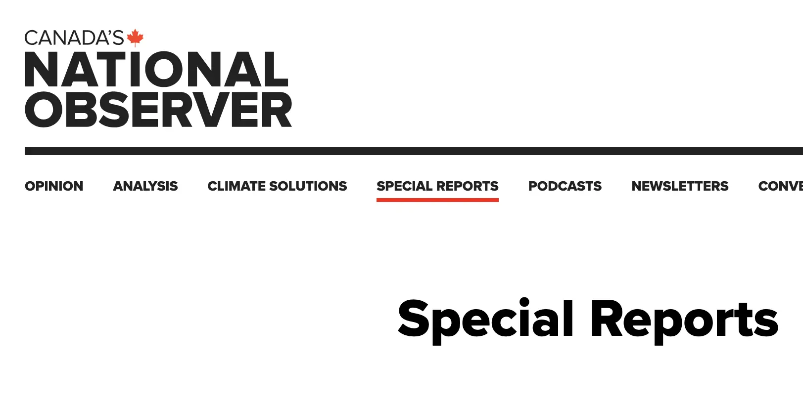 CNO Special Report webpage 2024 Mar 12