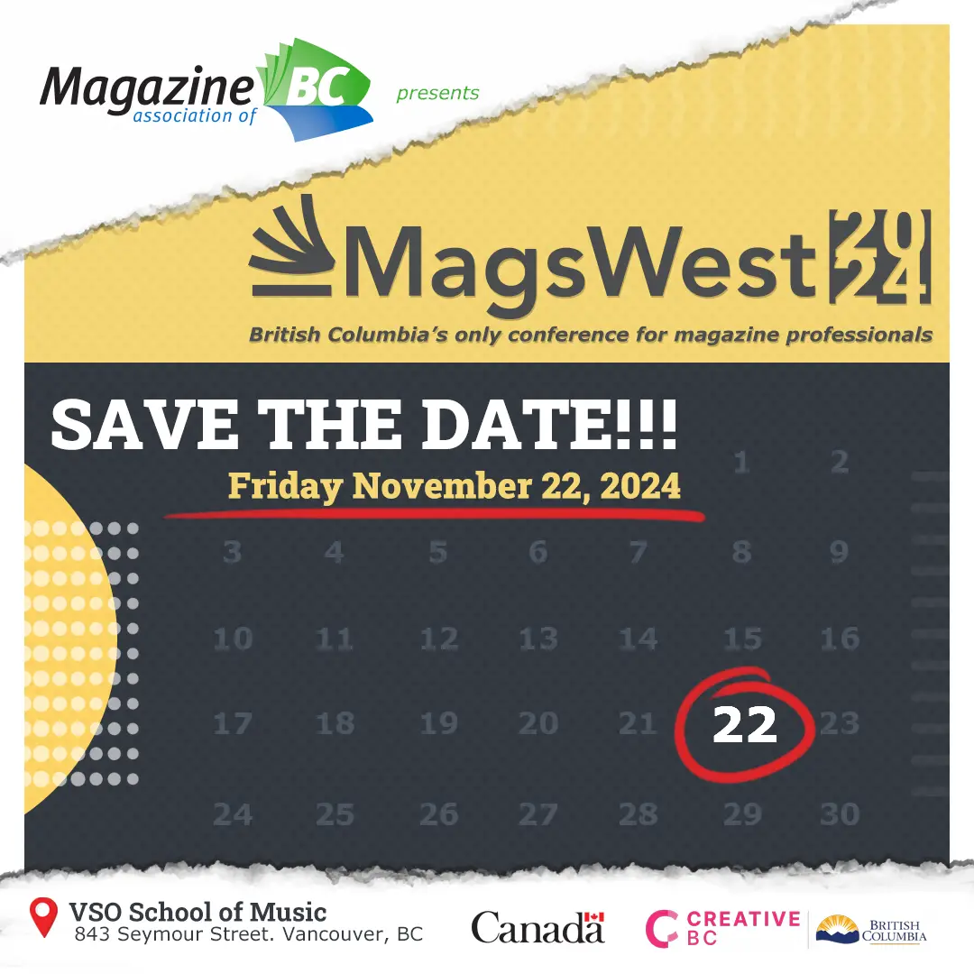 MagsWest 2024 Save the Date