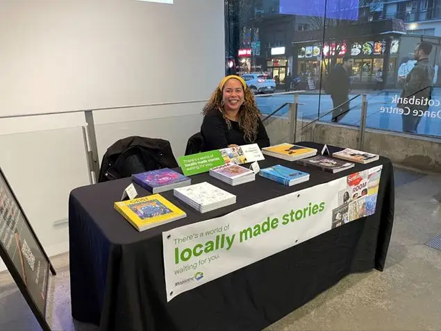 Aniana, project co-lead, at our Dance Centre pop-up