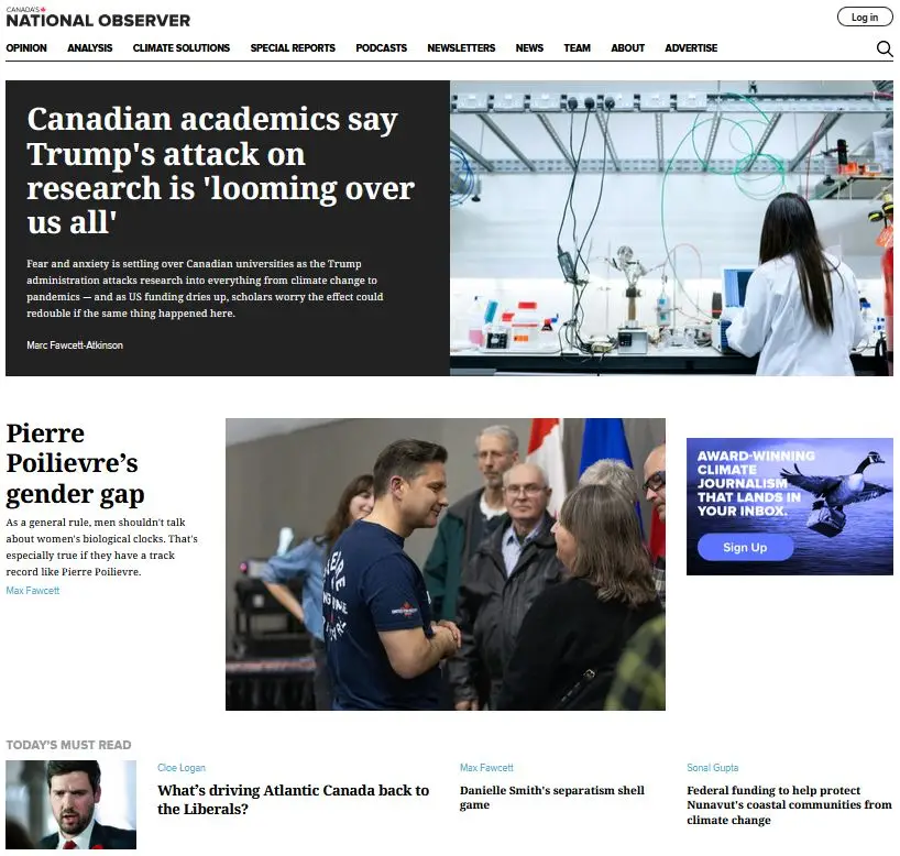 Canada's National Observer Apr 2, 2025