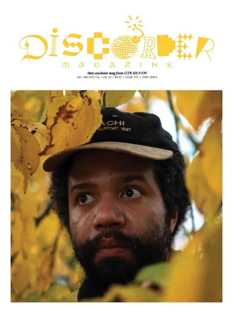 Discorder December 2025 to January 2026 Andrew Mbaruk headshot by Isa You