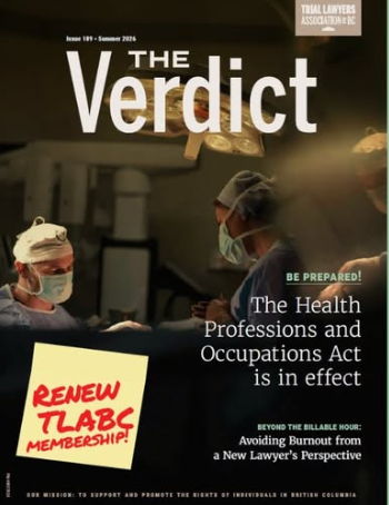 The Verdict Summer 2026 The Health Issue