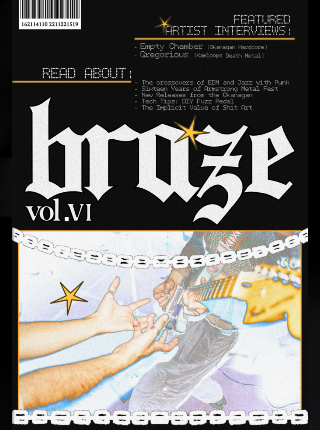 Braze Magazine Vol 6 May 2026 cover by Zoe Trottman