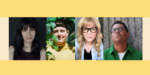 Moderator Jessica Key, panelists andrea bennett, Carleigh Baker, Harrison Mooney, WV/26 Sept 19 Pitch Perfect panel